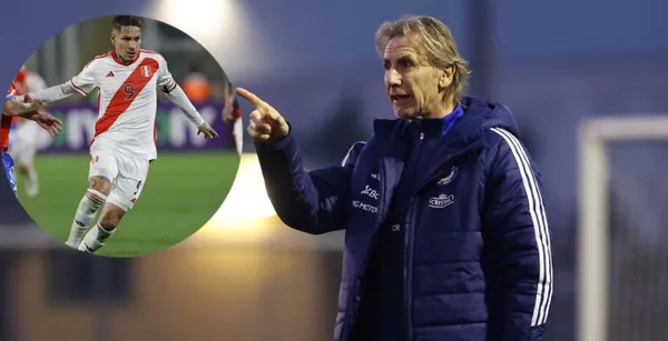 Ricardo Gareca y Paolo Guerrero