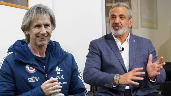 Ricrdo Gareca y Pablo Milad (Foto tomada de: Chile/Concepción)
