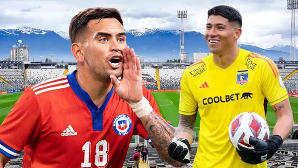 Sebastián Vegas y Brayan Cortés (Foto tomada de: Colo-Colo/La Roja)