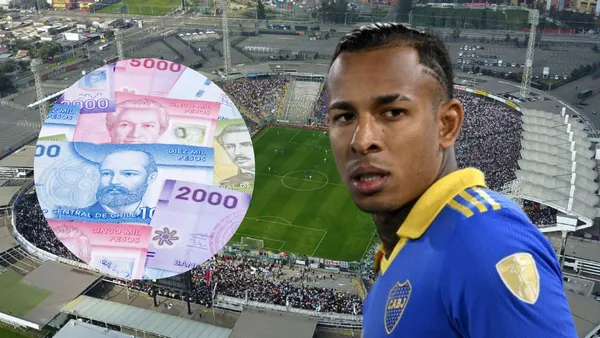 Sebastián Villa (Foto tomada de: Colo Colo/Boca Juniors/Remitly)