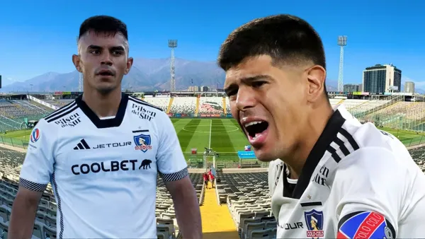 Vicente Pizarro y Esteban Pavez (Foto tomada de: RedGol/Central/Colo-Colo)