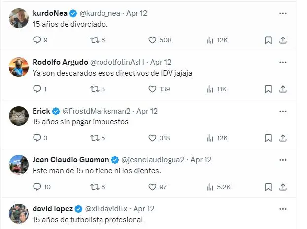 Burlas a Justin Lerma, vía X.