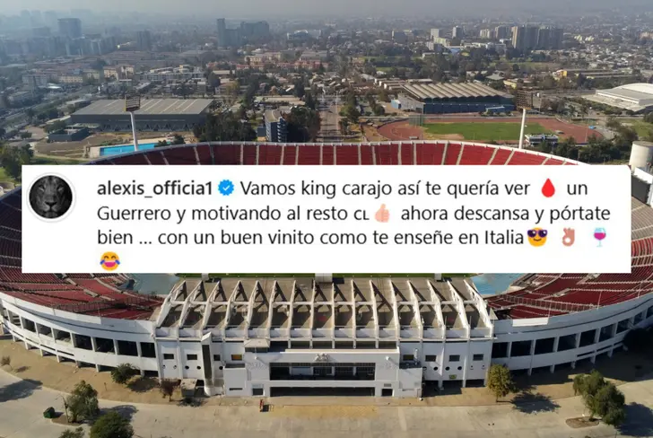 Mensaje de Alexis Sánchez a Arturo Vidal tras la victoria vs. Venezuela (Foto tomada de: Instagram)