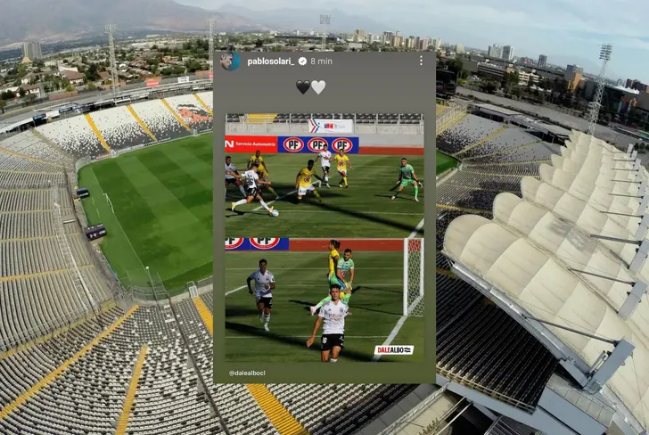 Pablo Solari, historia de Colo-Colo (Foto tomada de: Instagram)