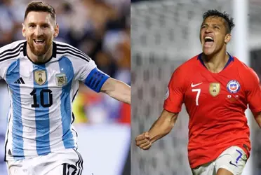 El tanto fue igual a los que anota Messi con el PSG y la Selección Argentina