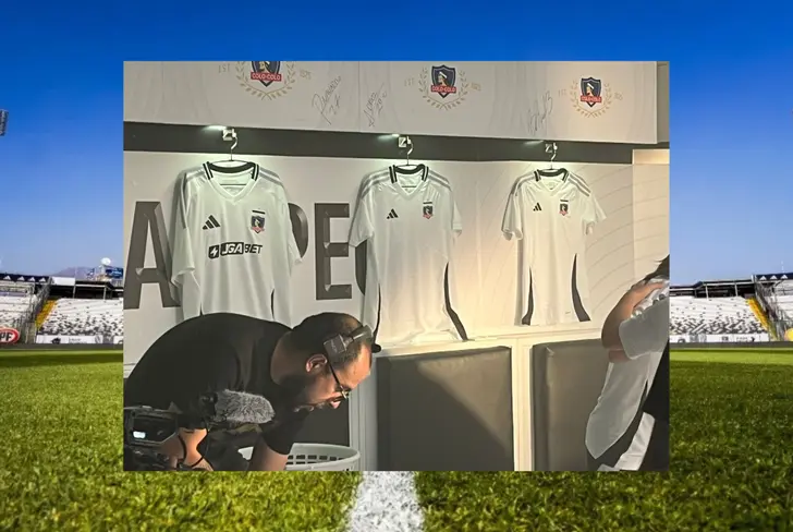Camiseta local de Colo Colo filtrada para 2025 (Foto tomada de: X)