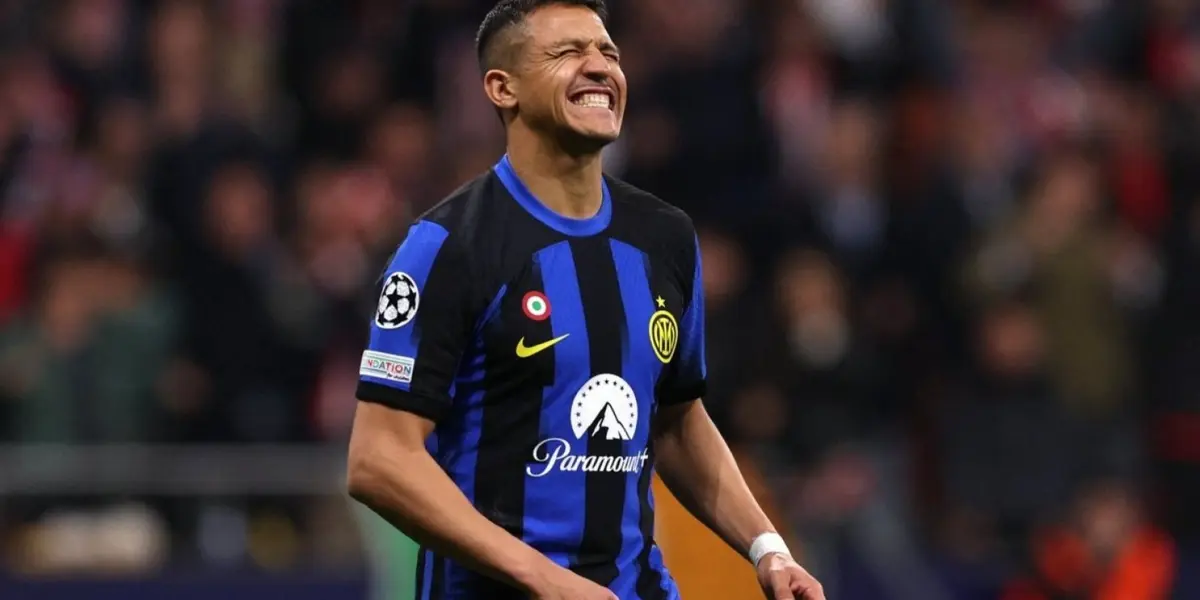 Alexis Sánchez con la camiseta del Inter