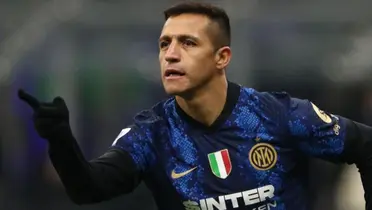 Alexis Sánchez en el Inter de Milán.