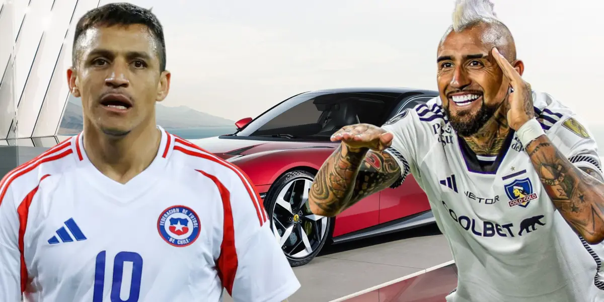 Alexis Sánchez y Arturo Vidal (Foto tomada de: Ferrari/Arturo Vidal/La Cuarta)