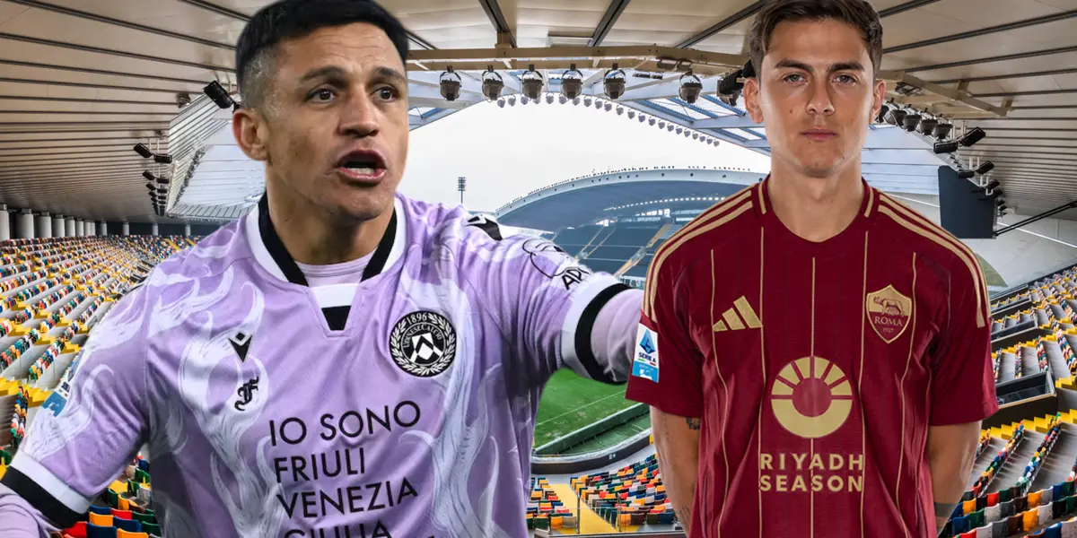 Alexis Sánchez y Paulo Dybala (Foto tomada de: Wikipedia/Udinese/Roma)