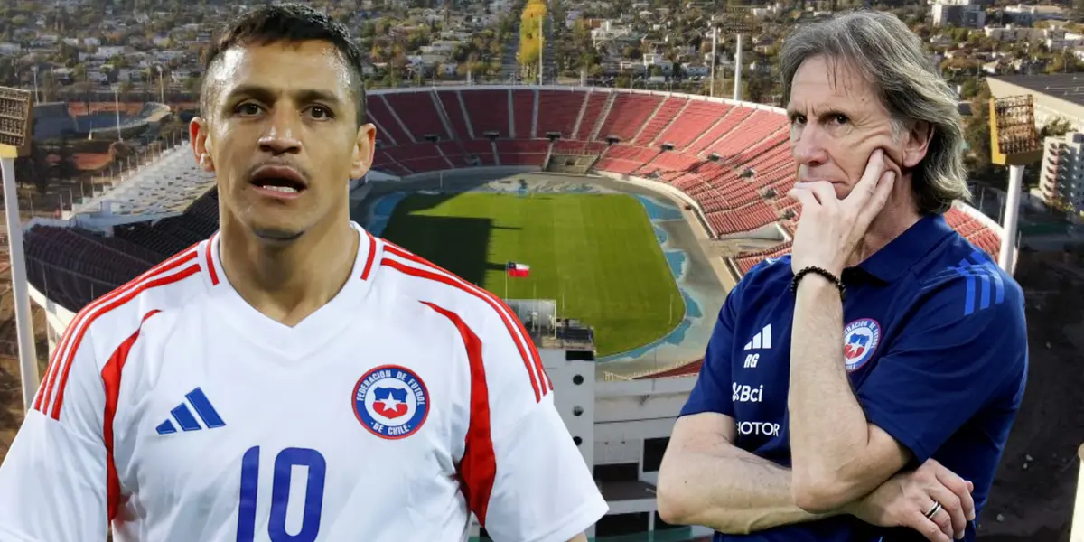 Alexis Sánchez y Ricardo Gareca (Foto tomada de: La Cuarta/La Roja)