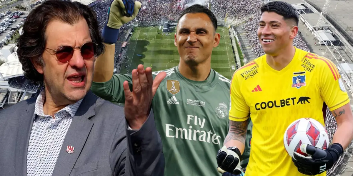 Aníbal Mosa, Keylor Navas y Brayan Cortés (Foto tomada de: Colo Colo/Sentimiento/Transfermarkt)