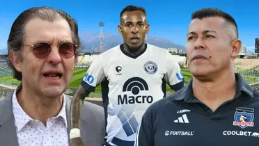 Aníbal Mosa, Sebastián Villa y Jorge Almirón (Foto tomada de: Colo Colo/Independiente de Avellaneda)