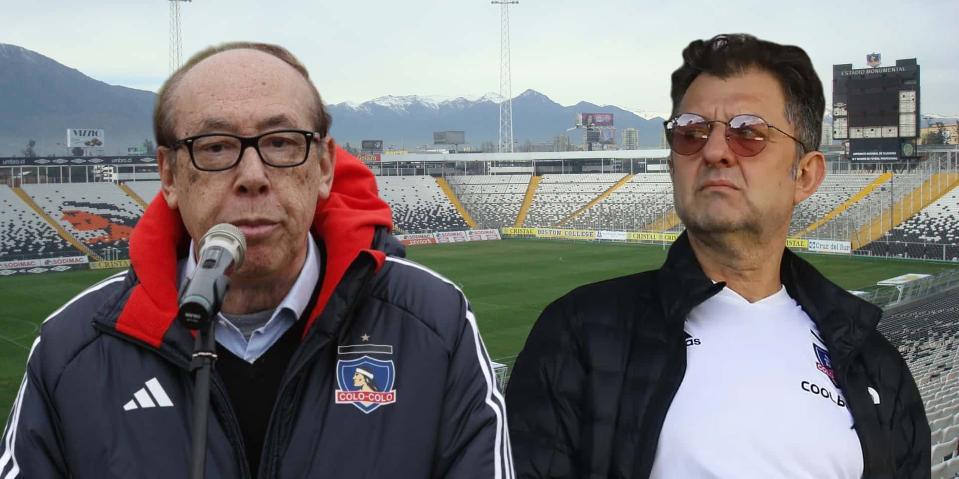 Aníbal Mosa y Alfredo Stöhwing (Foto tomada de: Wikipedia/Colo Colo)