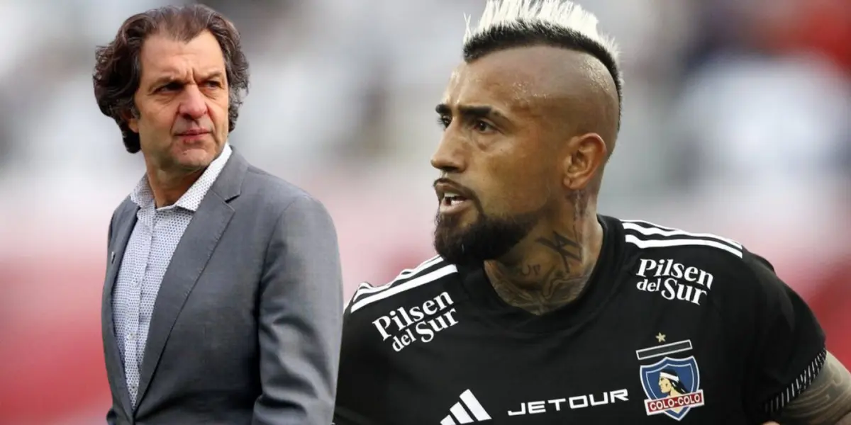 Aníbal Mosa y Arturo Vidal (Foto tomada de: Chile/Contraste)