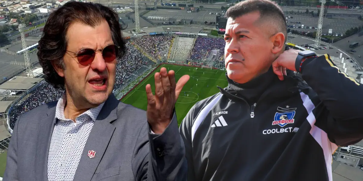 Aníbal Mosa y Jorge Almirón (Foto tomada de: Colo Colo/La Tercera/Sentimiento)