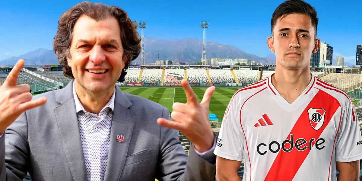 Aníbal Mosa y Pablo Solari (Foto tomada de: Colo Colo/River Plate)
