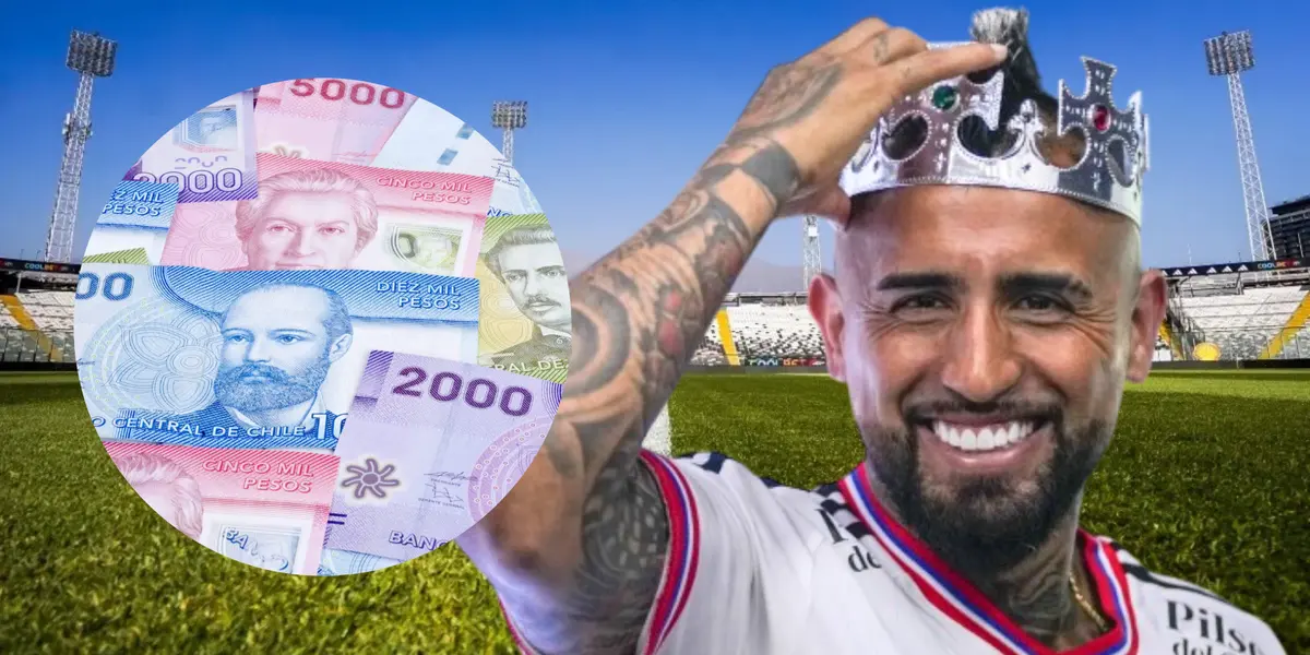 Arturo Vidal (Foto tomada de: Colo Colo/Remitly)