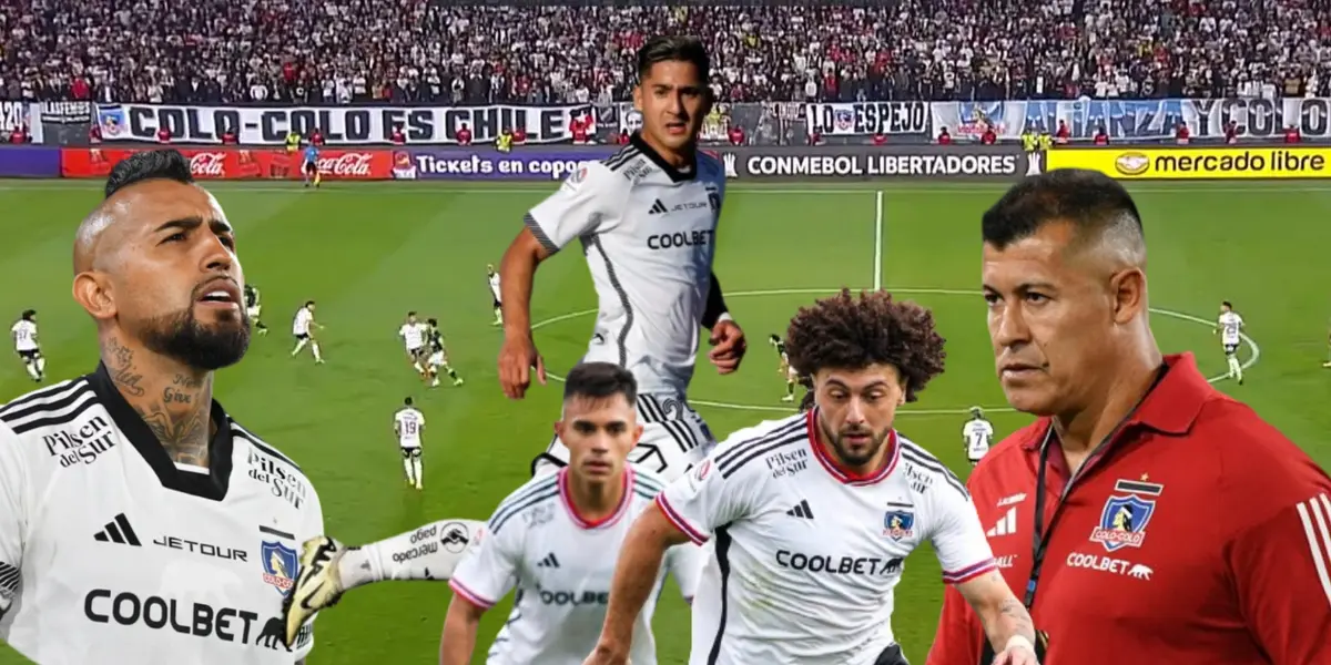 Arturo Vidal, Guillermo Paiva y Jorge Almirón.