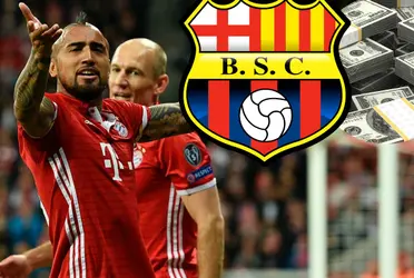 De ganar 9 millones en el Bayern, el mínimo sueldo que ganaría Arturo Vidal en Barcelona SC 