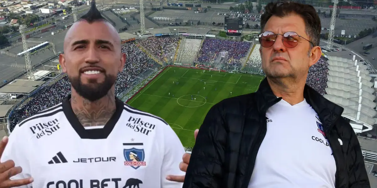 Arturo Vidal y Aníbal Mosa (Foto tomada de: Colo Colo/La Tercera)