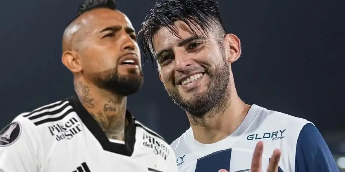 Arturo Vidal y Carlos Zambrano