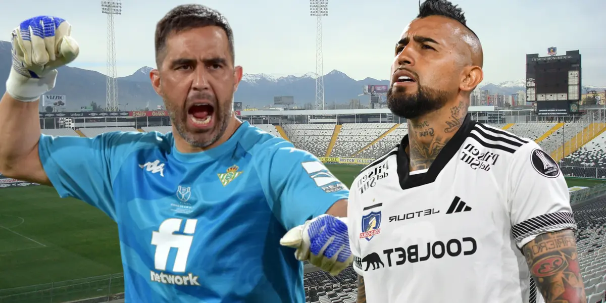 Arturo Vidal y Claudio Bravo (Foto tomada de: Wikipedia/Conmebol/Colo Colo)