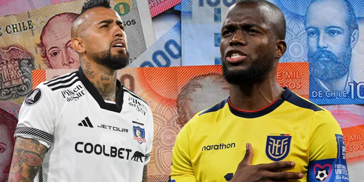 Arturo Vidal y Enner Valencia (Foto tomada de: Prensa/API/La Razón)