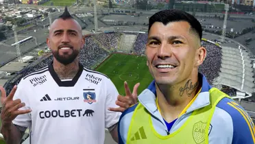 Arturo Vidal y Gary Medel (Foto tomada de: Colo Colo/Boca Juniors/ADN)