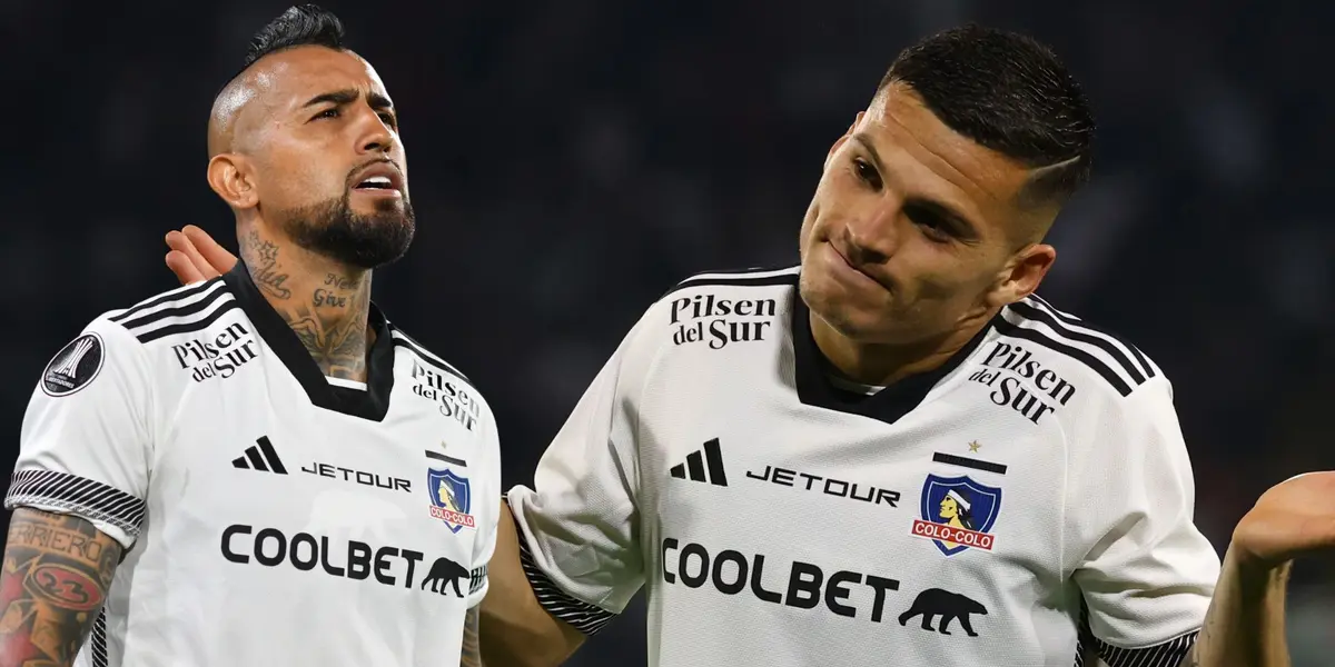 Arturo Vidal y Lucas Cepeda (Foto tomada de: La Tercera/Colo-Colo)