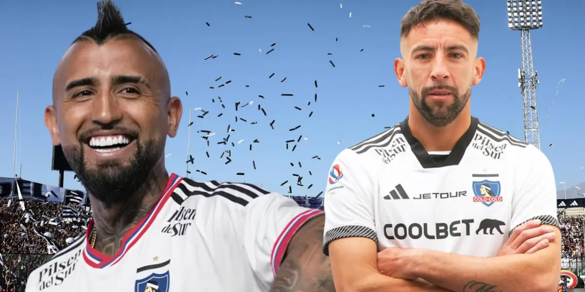 Arturo Vidal y Mauricio Isla (Foto tomada de: T13/Colo Colo)