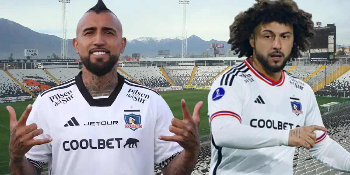 Arturo Vidal y Maximiliano Falcón (Foto tomada de: Wikipedia/SR/ADN)