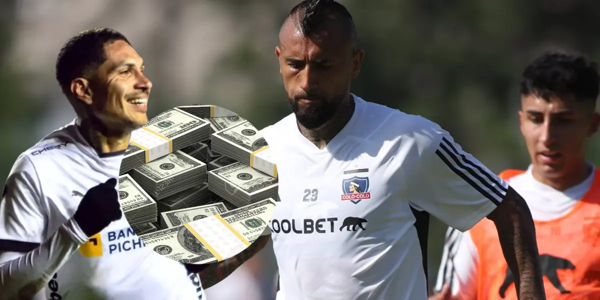 Arturo Vidal y Paolo Guerrero siguen recibiendo sueldos millonarios.