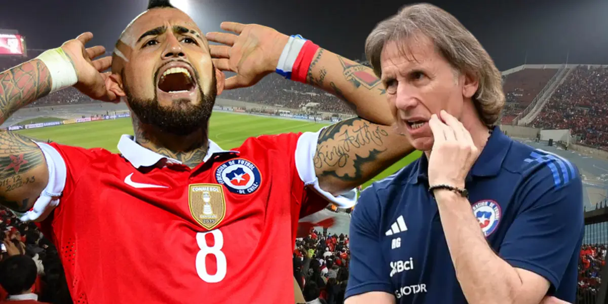 Arturo Vidal y Ricardo Gareca (Foto tomada de: Tripadvisor/Conmebol)