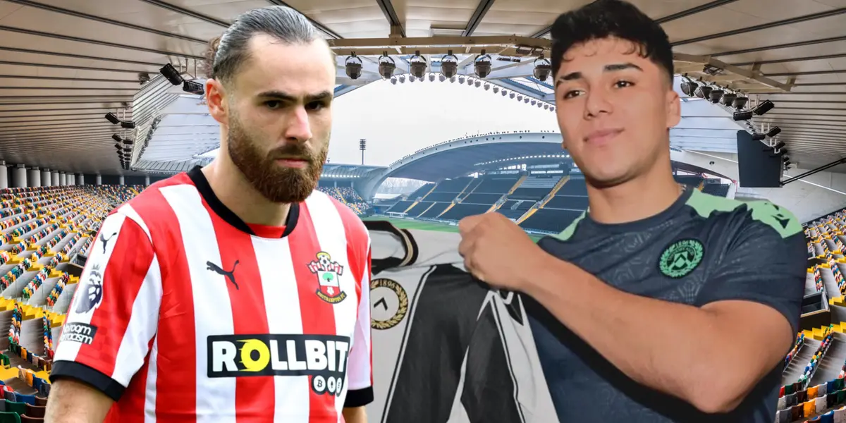 Ben Brereton Díaz y Damián Pizarro (Foto tomada de: Wikipedia/Udinese/Opta)