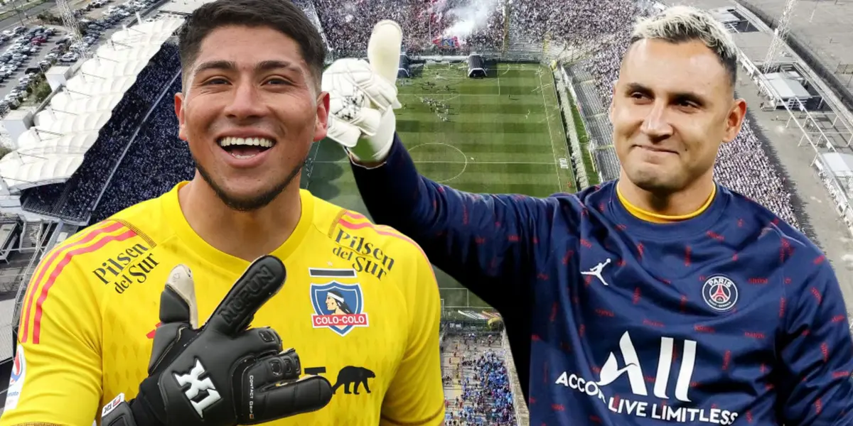Brayan Corés y Keylor Navas (Foto tomada de: RedGol/La Tercera/Fichajes)