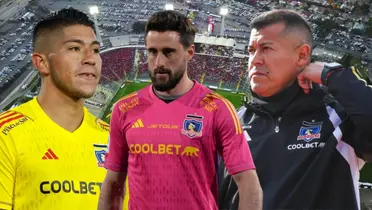 Brayan Cortés, Fernando de Paul y Jorge Almirón (Foto tomada de: Sentimiento/Chile/CCDN)