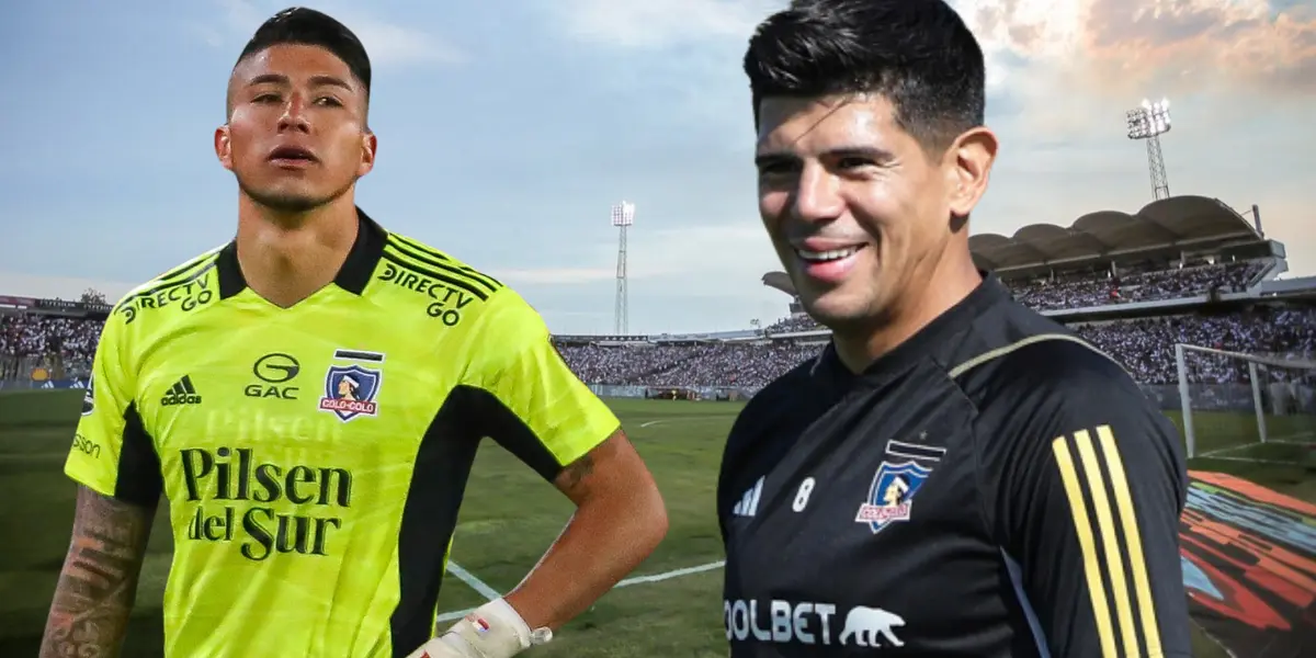 Brayan Cortés y Esteban Pavez (Foto tomada de: Colo-Colo/Periscopio)
