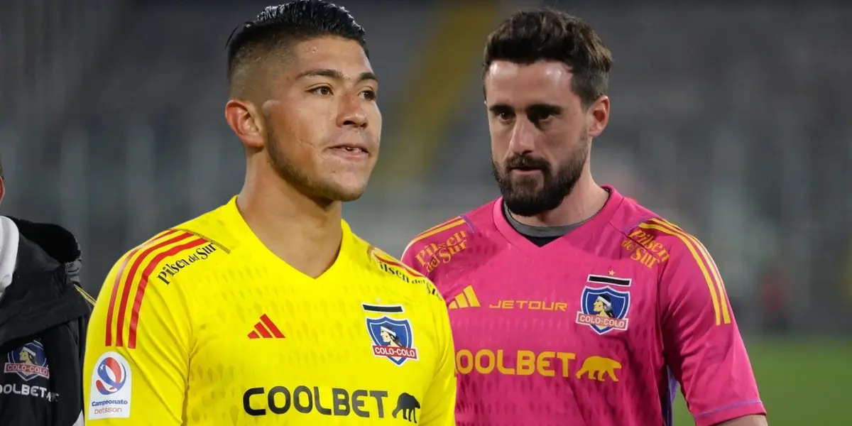 Brayan Cortés y Fernando de Paul (Foto tomada de: Sabes/Colo-Colo)