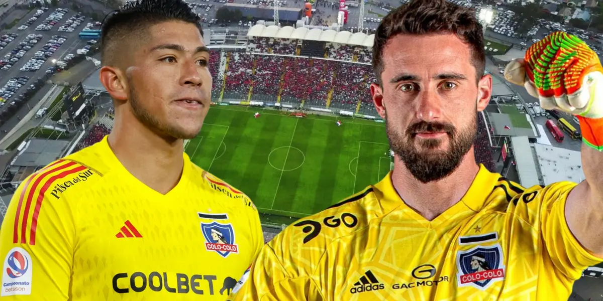 Brayan Cortés y Fernando de Paul (Foto tomada de: Sentimiento/CCDN/Colo Colo)