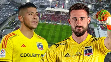 Brayan Cortés y Fernando de Paul (Foto tomada de: Sentimiento/CCDN/Colo Colo)