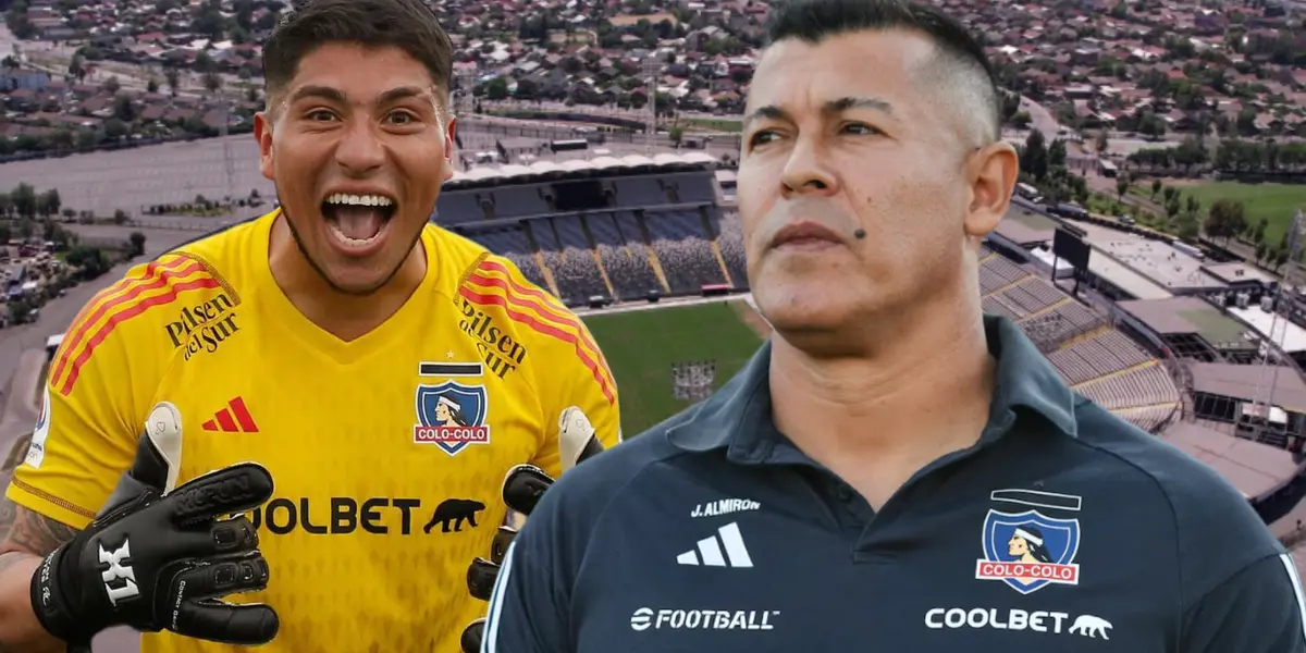 Brayan Cortés y Jorge Almirón (Foto tomada de: CNN/Brayan Cortés/La Tercera)