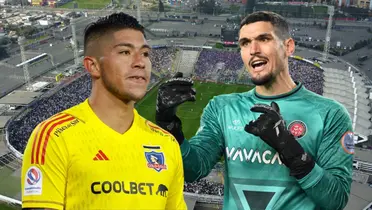 Brayan Cortés y Matías Dituro (Foto tomada de: Colo Colo/Celta/Central)