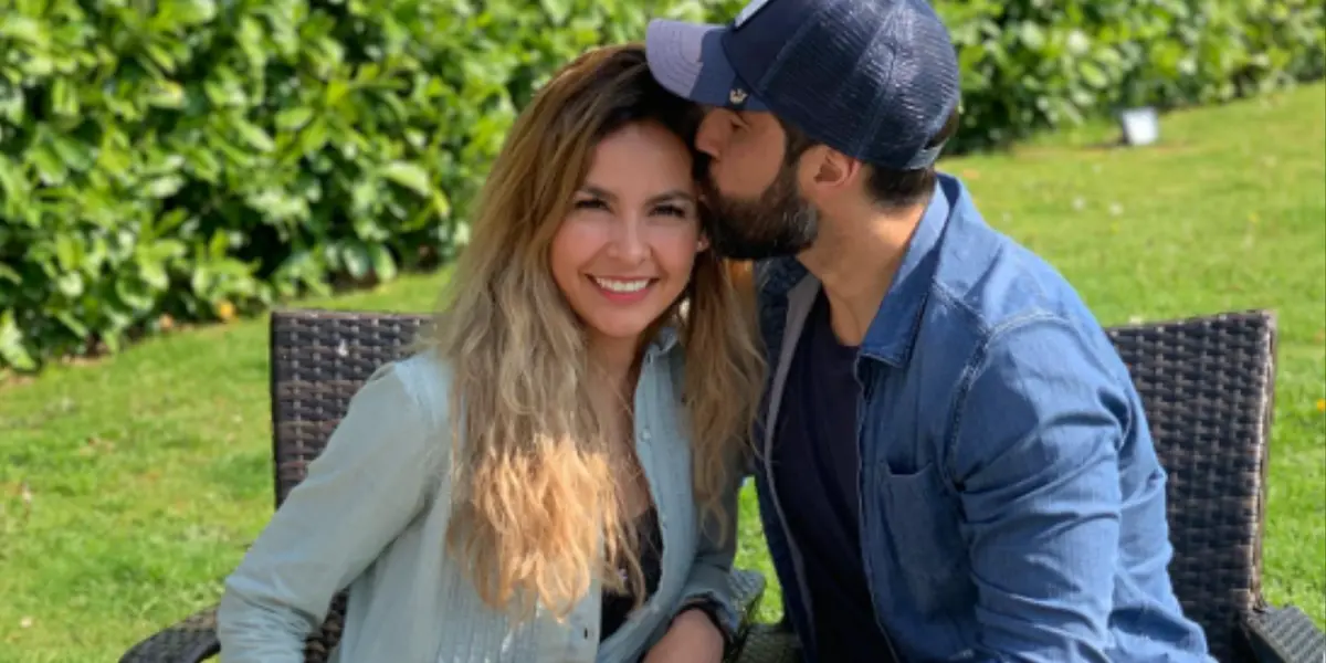 Carla Pardo y Claudio Bravo. Foto: redes de Carla Pardo.