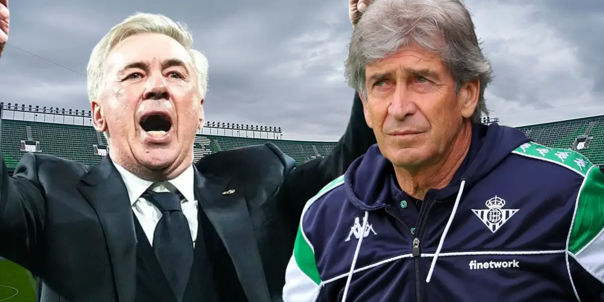 Carletto Ancelotti y Manuel Pellegrini (Foto tomada de: Wikipedia/Real Betis/Andes)