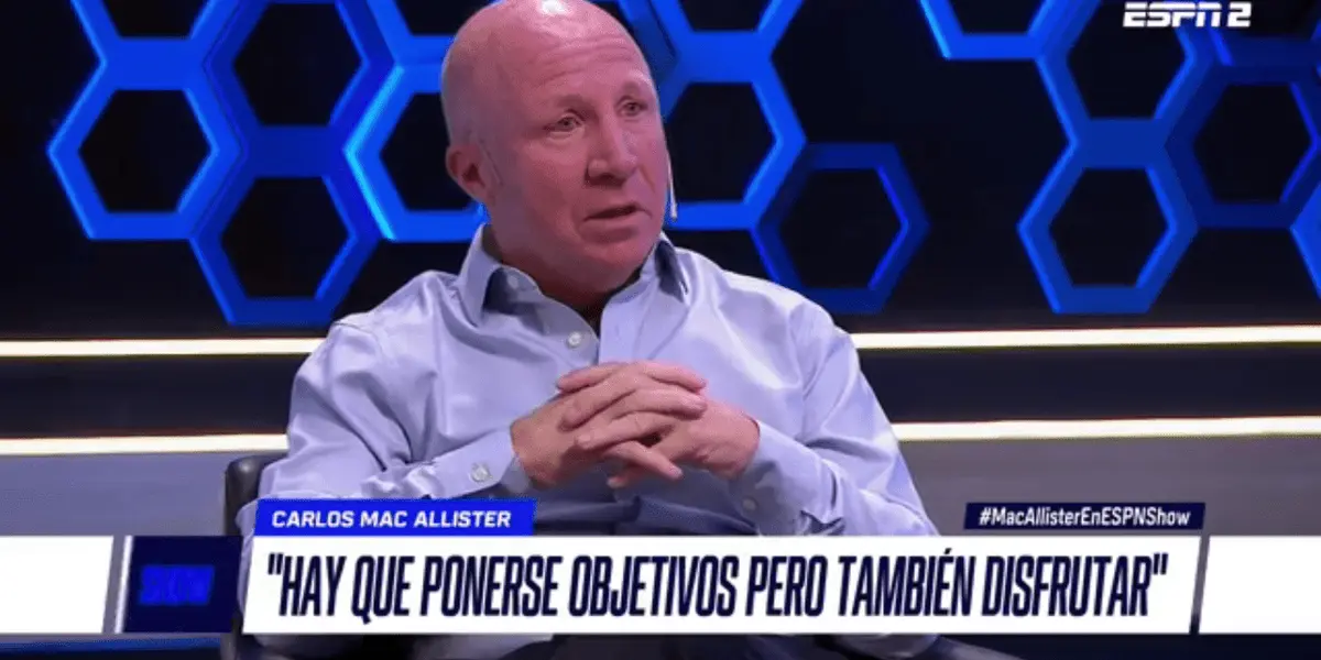 Carlo Mac Allister verá esta jornada como su hijo disputa la final ante Francia.
