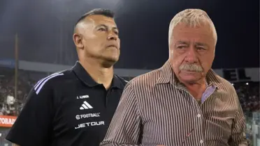 Carlos Caszely y Jorge Almirón (Foto tomada de: Pop/Colo-Colo)