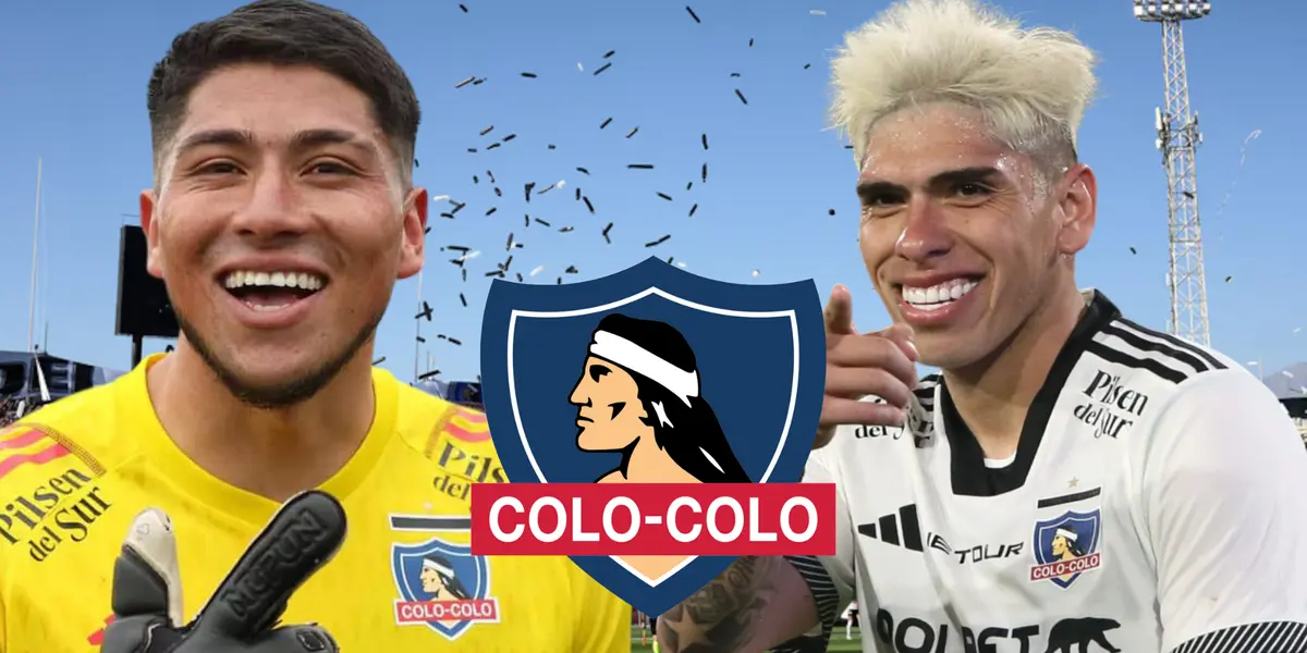 Carlos Palacios y Brayan Cortés (Foto tomada de: La Tercera/Colo Colo/Wikipedia)