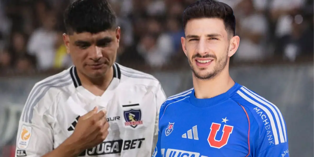 Claudio Aquino y Lucas De Yorio (Foto tomada de: Colo-Colo/Universidad de Chile)