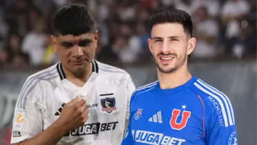 Claudio Aquino y Lucas De Yorio (Foto tomada de: Colo-Colo/Universidad de Chile)